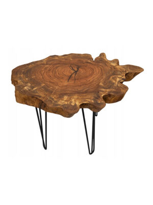 Stolik kawowy z pnia drzewa oliwnego drewno naturalne , styl loft, boho