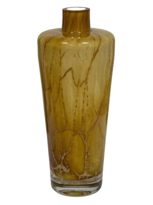 Ręcznie robiony dyfuzor zapachowy Golden Ember – szkło artystyczne, z patyczkami