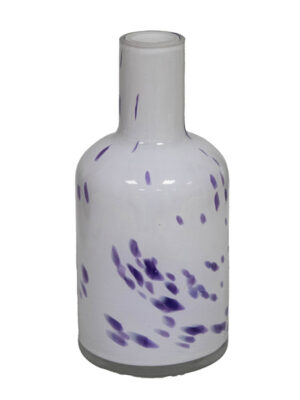 Ręcznie robiony dyfuzor zapachowy Lavender Dust – szkło artystyczne, z patyczkami