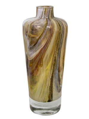 Ręcznie robiony dyfuzor zapachowy Golden Stream – szkło artystyczne, z patyczkami