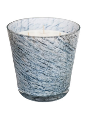 Świeczka zapachowa Arctic Marble Ambery 700 ml 3 knoty ręcznie malowana handmade