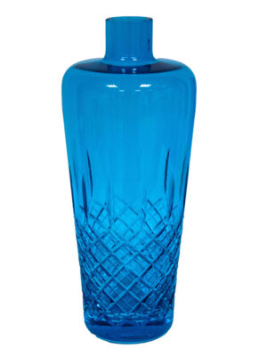 Ręcznie robiony dyfuzor zapachowy szklany Aromatic Blue Prism + patyczki