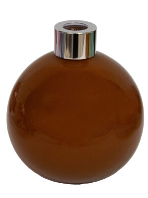 Ręcznie robiony dyfuzor zapachowy Caramel Stone – szkło artystyczne, z patyczkami