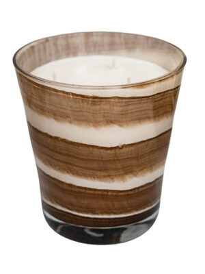 Świeczka zapachowa Sandy Oak Soft Blanket 1500 ml 3 knoty ręcznie malowana handmade