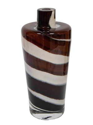 Ręcznie robiony dyfuzor zapachowy szklany Aromatic Mocha Stripe + patyczki