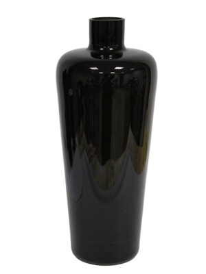 Ręcznie robiony dyfuzor zapachowy Black Gloss – szkło czarne, minimalistyczny design, patyczki
