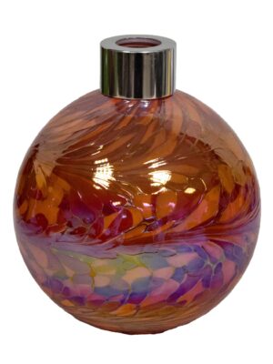 Ręcznie robiony dyfuzor zapachowy Sunset Flame – szkło artystyczne, z patyczkami