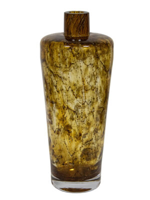 Szklany dyfuzor zapachowy Amber Forest – ręcznie robiony flakon dekoracyjny z patyczkami