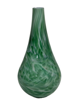 Ręcznie robiony dyfuzor zapachowy Emerald Mist – szkło artystyczne, z patyczkami