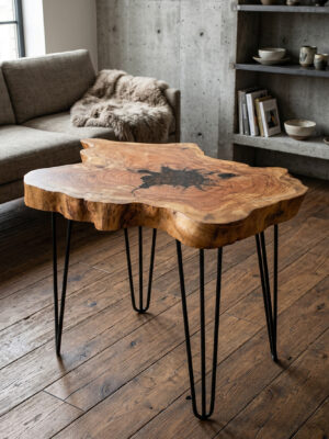 Walnut Grand — duży stolik orzechowy — 5
