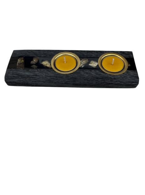 1UY_FPkuvKkD444gFBeHFHG9s9hQlrWgV-61.jpg Świecznik czarny dąb 2 t-lighty wosk pszczeli 180x80 mm ZONA